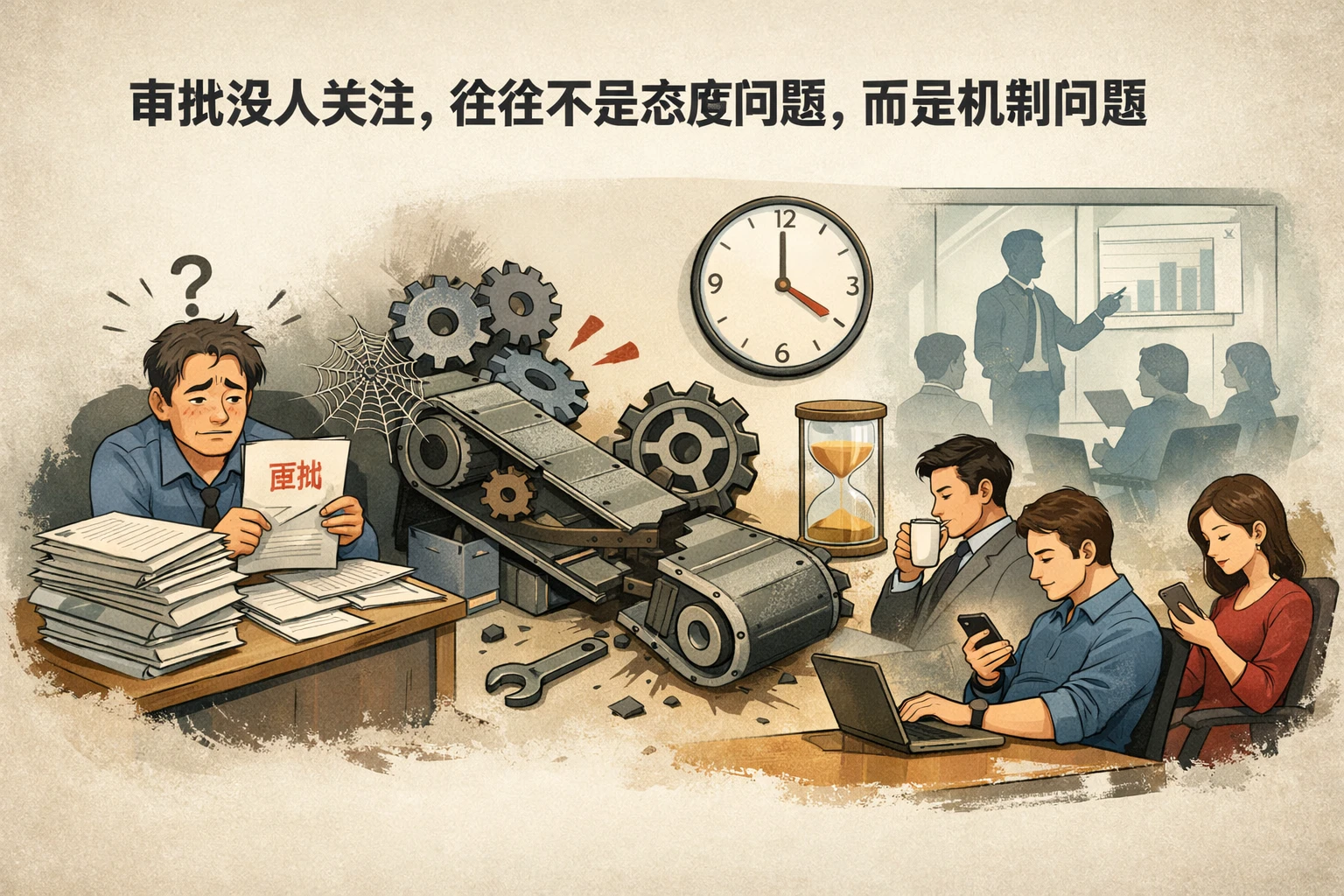 审批没人关注，往往不是态度问题，而是机制问题