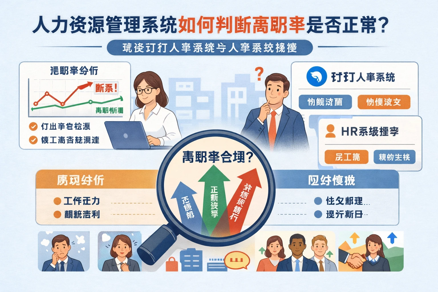 人力资源管理系统如何判断离职率是否正常?兼谈钉钉人事系统与人事系统推荐