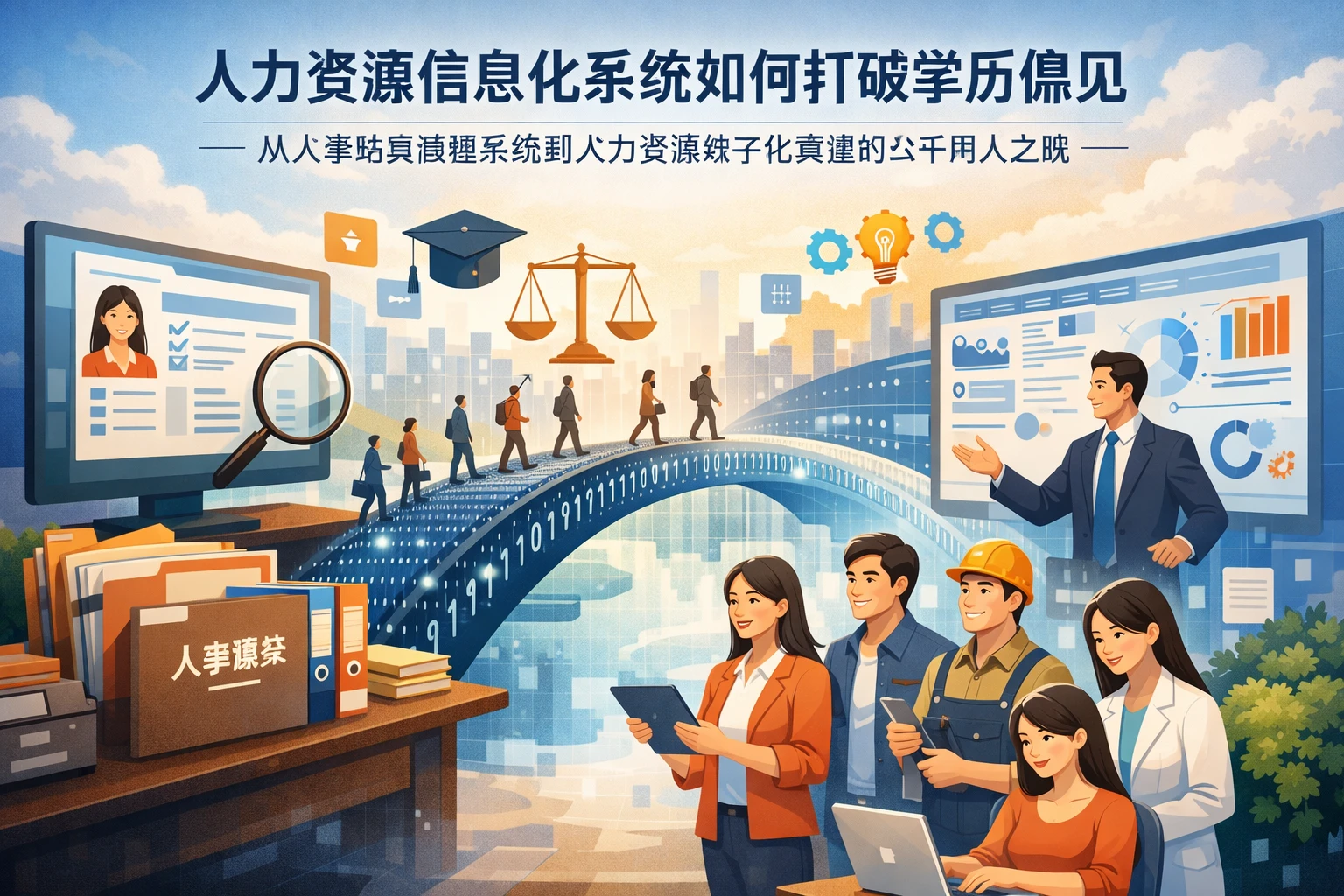 人力资源信息化系统如何打破学历偏见：从人事档案管理系统到人力资源数字化转型的公平用人之路