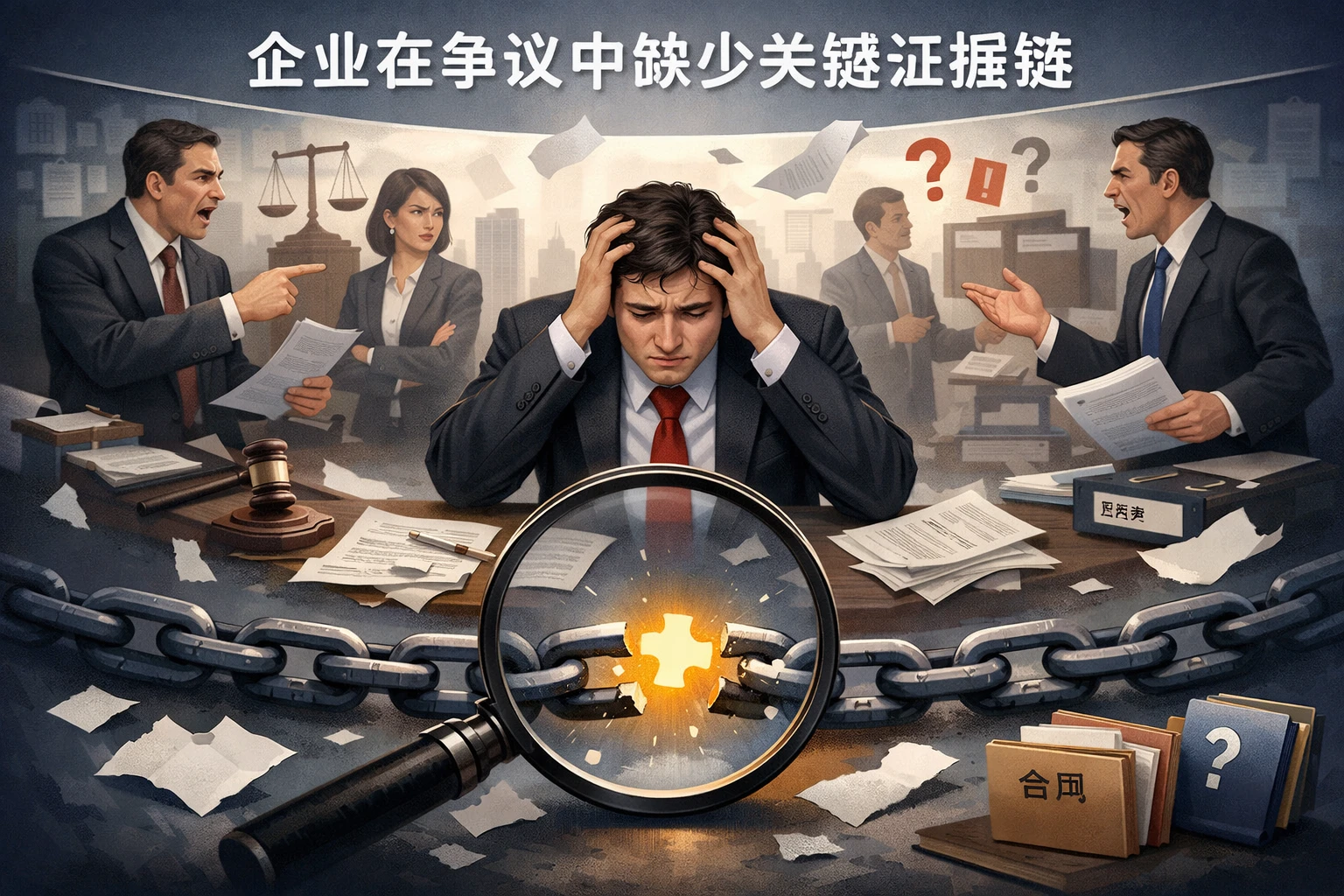 2. 企业在争议中缺少关键证据链