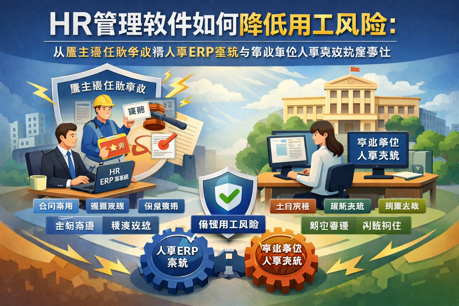 HR管理软件如何降低用工风险：从雇主责任险争议看人事ERP系统与事业单位人事系统的重要性