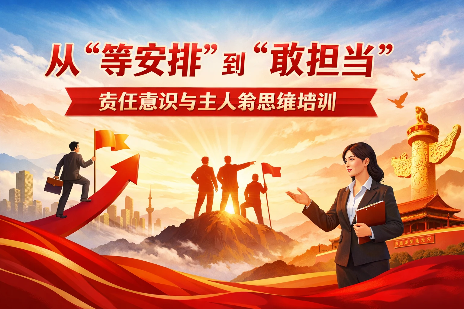 从“等安排”到“敢担当”:责任意识与主人翁思维培训