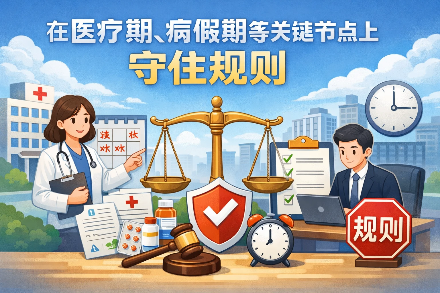 在医疗期、病假期等关键节点上守住规则