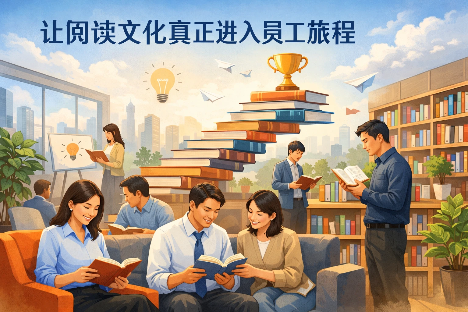 让阅读文化真正进入员工旅程