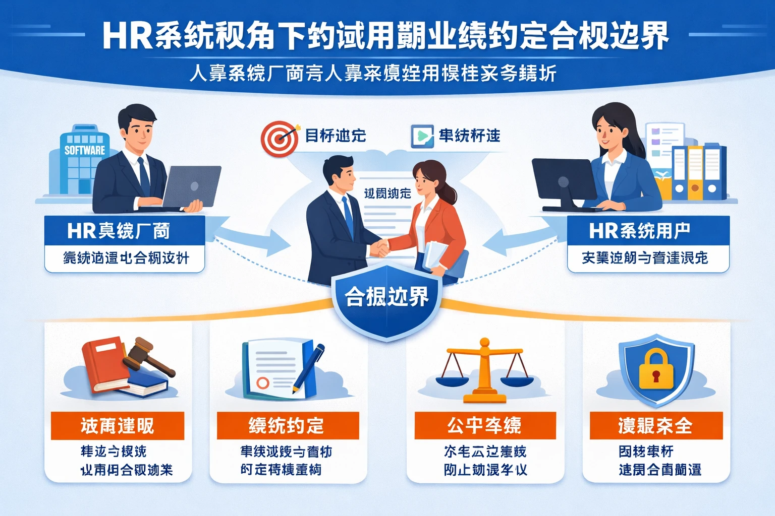 HR系统视角下的试用期业绩约定合规边界：人事系统厂商与人事系统使用教程实务解析