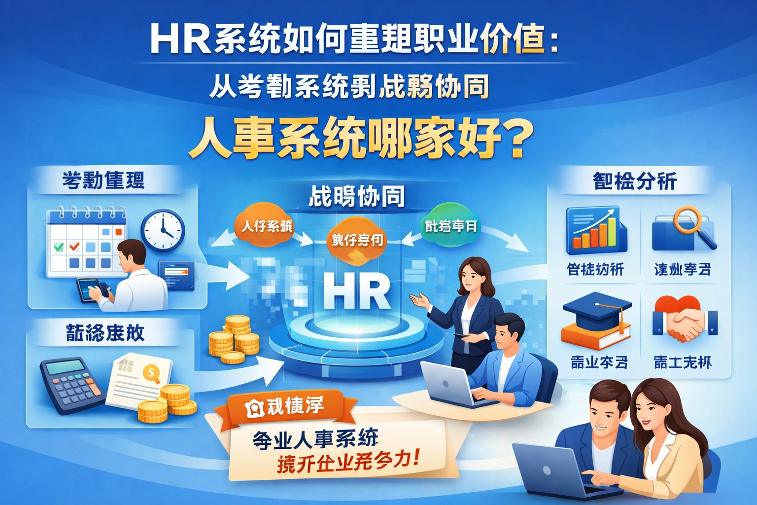 HR系统如何重塑职业价值：从考勤系统到战略协同，回答“人事系统哪家好”