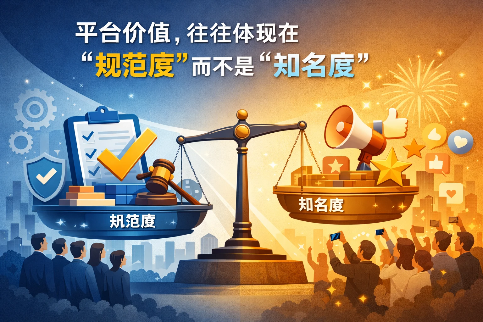 平台价值,往往体现在“规范度”而不是“知名度”