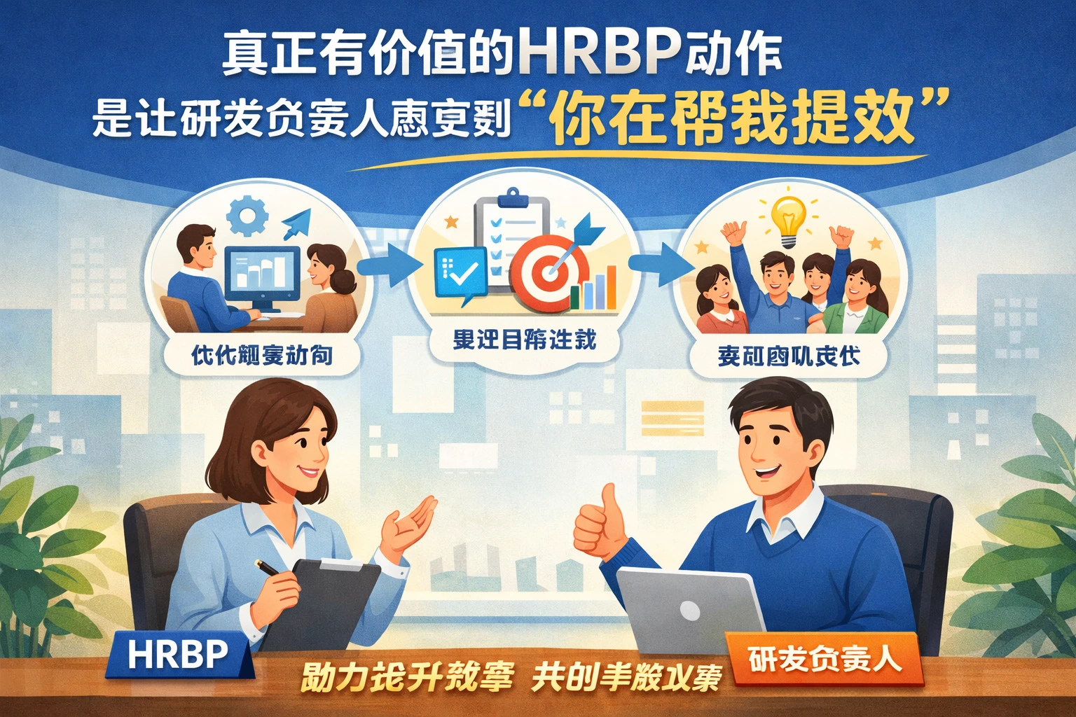 真正有价值的HRBP动作，是让研发负责人感受到“你在帮我提效”