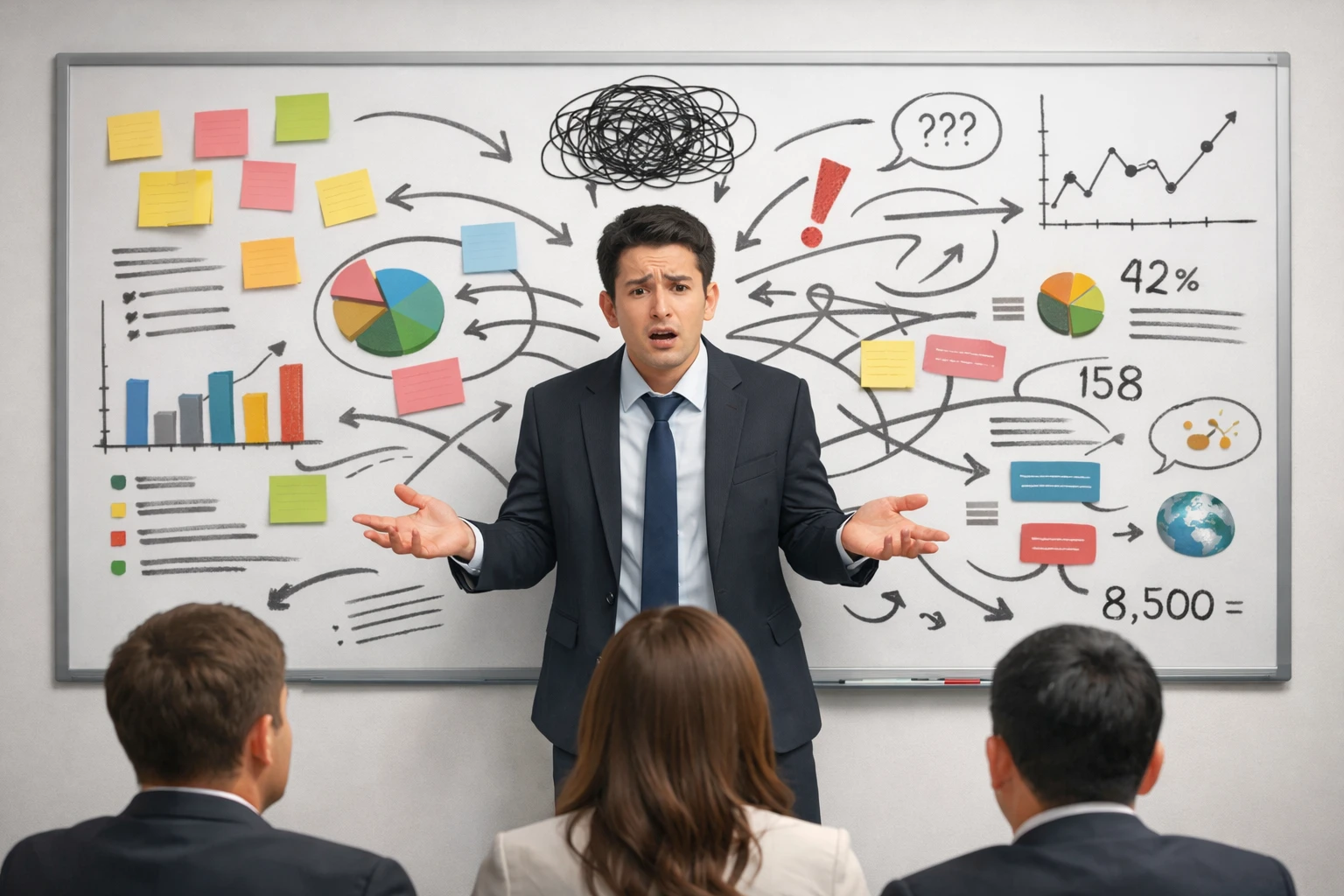 汇报时有信息，却没有结构