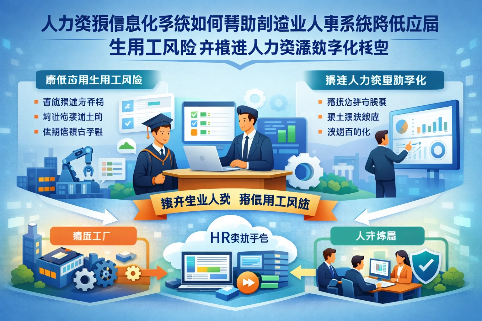 人力资源信息化系统如何帮助制造业人事系统降低应届生用工风险并推进人力资源数字化转型