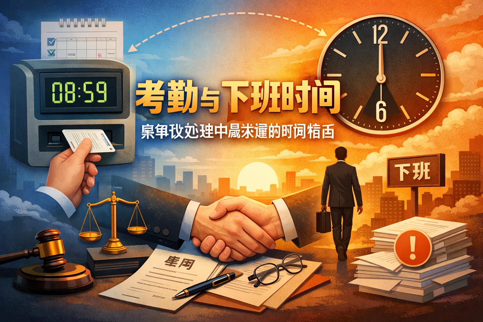 考勤与下班时间,是争议处理中最关键的时间锚点