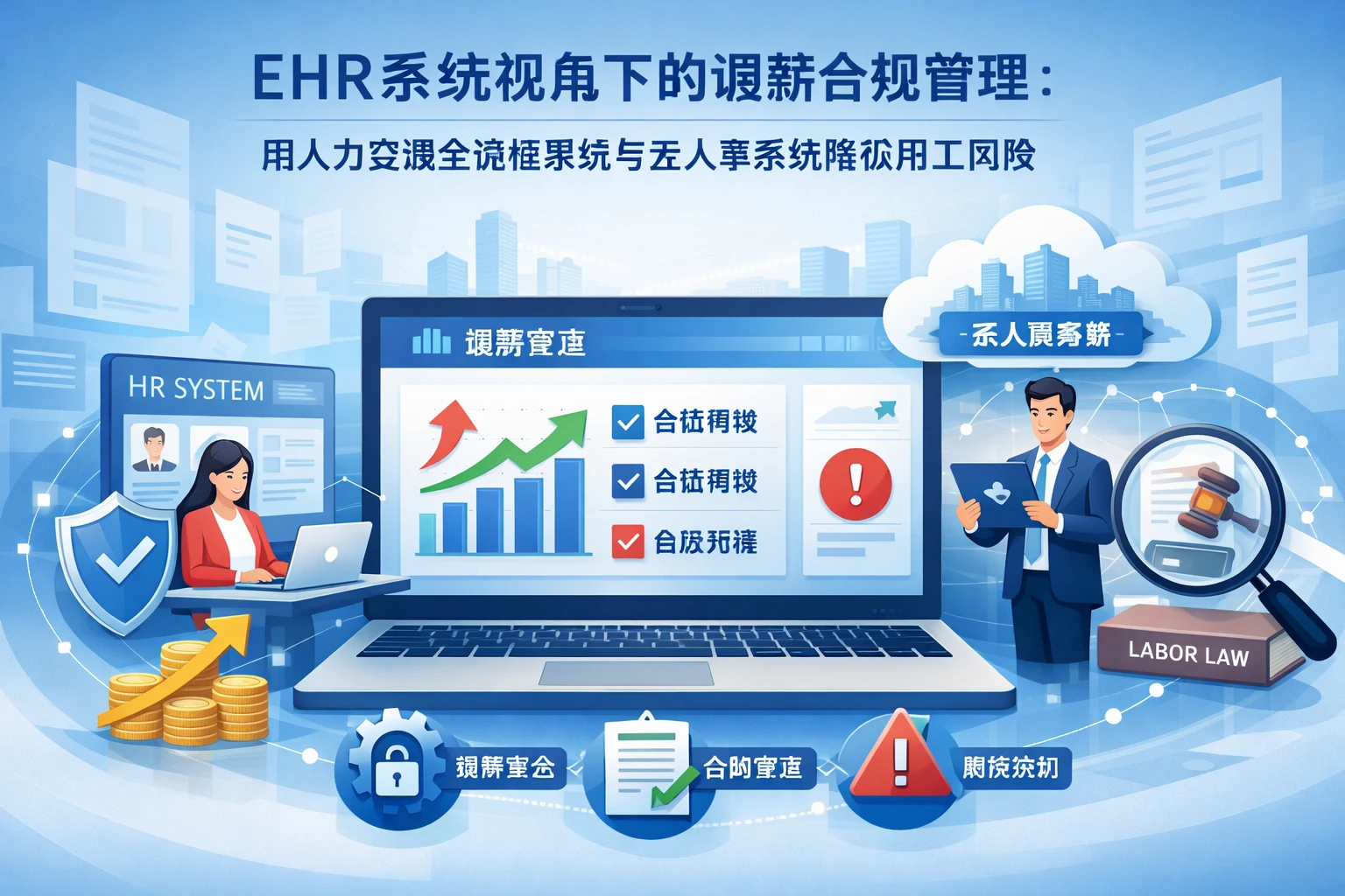 ehr系统视角下的调薪合规管理：用人力资源全流程系统与云人事系统降低用工风险