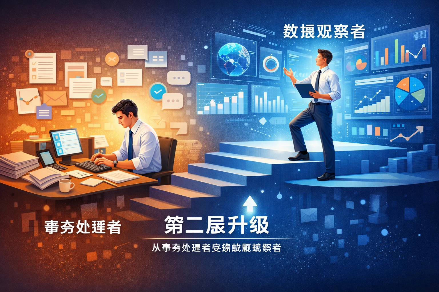 第二层升级:从事务处理者变成数据观察者