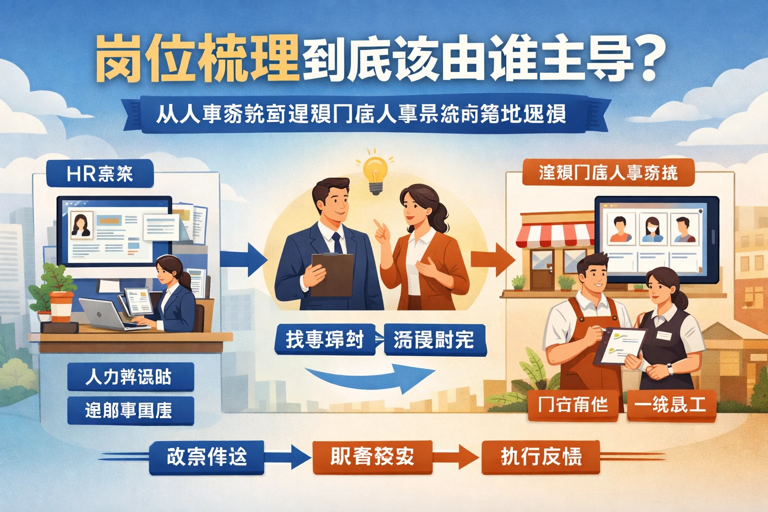 岗位梳理到底该由谁主导？从人事系统到连锁门店人事系统的落地逻辑