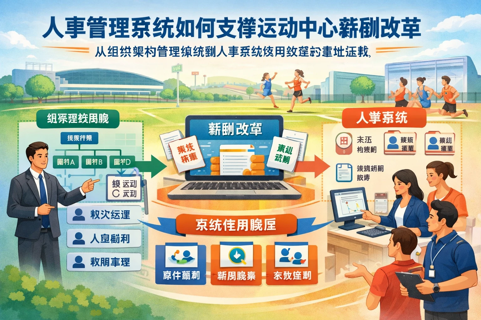 人事管理系统如何支撑运动中心薪酬改革：从组织架构管理系统到人事系统使用教程的落地实践