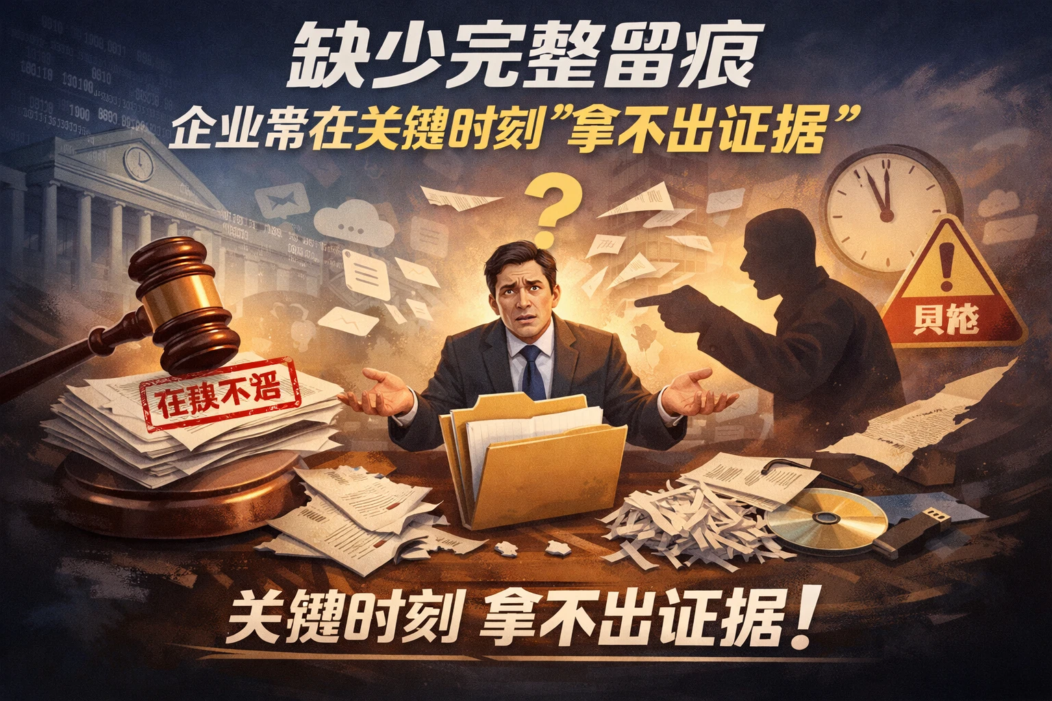缺少完整留痕，企业常在关键时刻“拿不出证据”