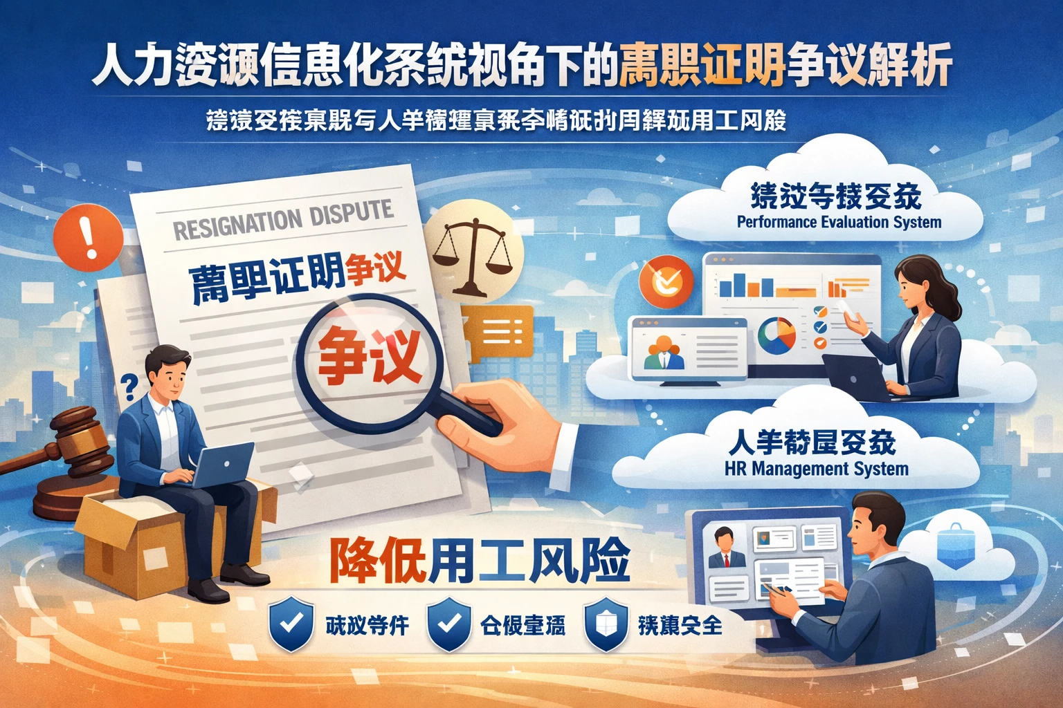 人力资源信息化系统视角下的离职证明争议解析:绩效考核系统与人事管理系统云端版如何降低用工风险