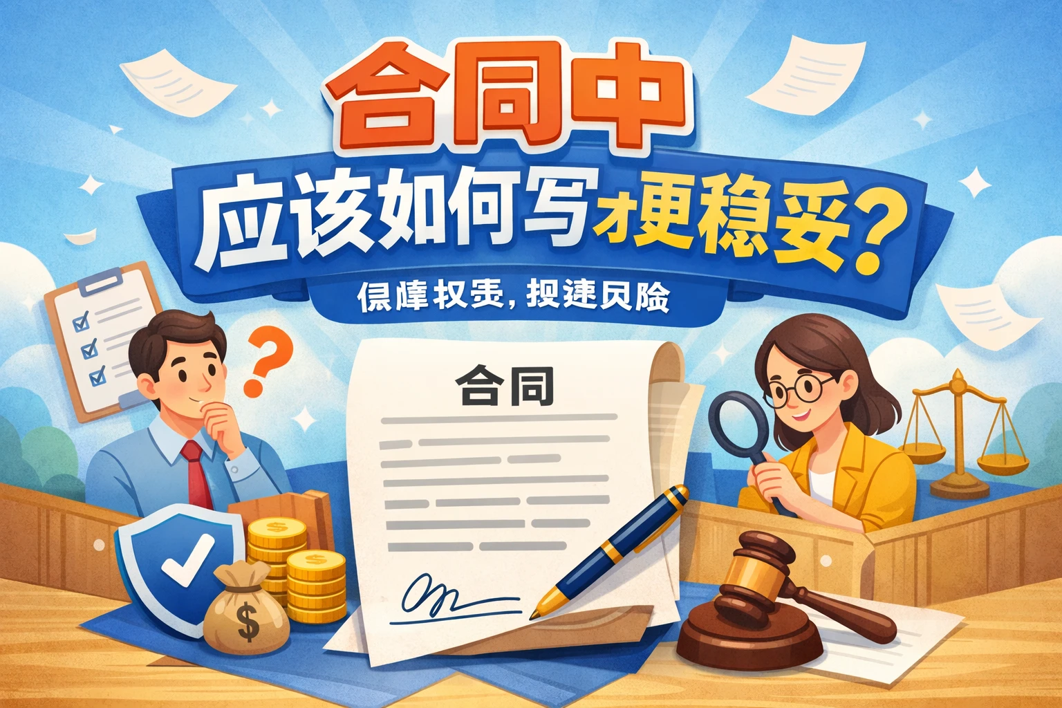 合同中应该如何写才更稳妥