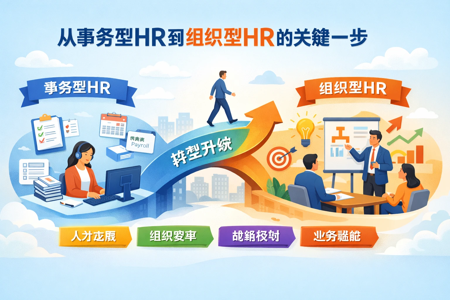 从事务型HR到组织型HR的关键一步