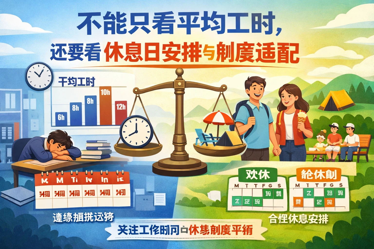 不能只看平均工时，还要看休息日安排与制度适配