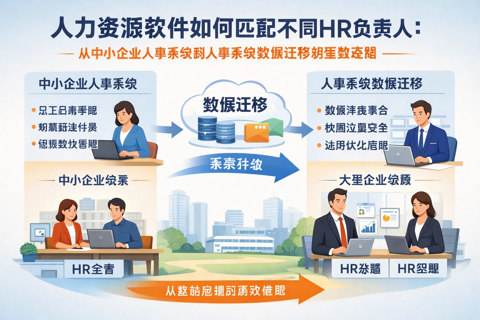 人力资源软件如何匹配不同HR负责人：从中小企业人事系统到人事系统数据迁移的管理逻辑