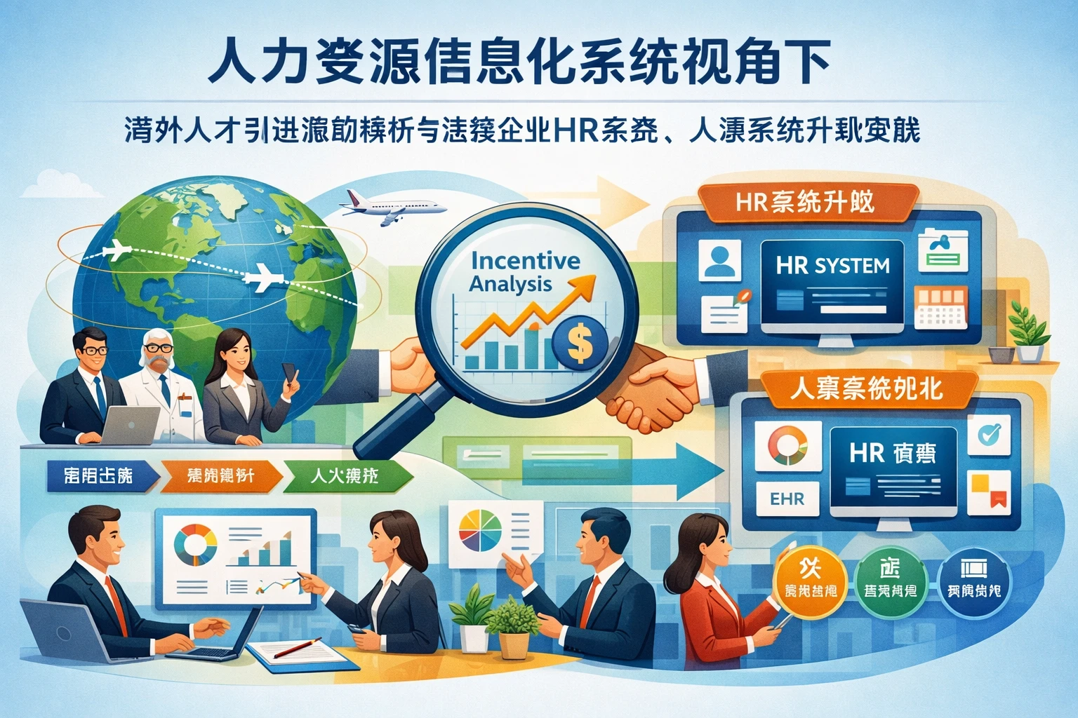 人力资源信息化系统视角下,海外人才引进激励解析与连锁企业HR系统、人事系统升级实践
