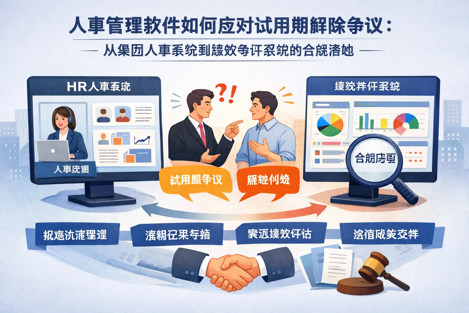 人事管理软件如何应对试用期解除争议：从集团人事系统到绩效考评系统的合规落地