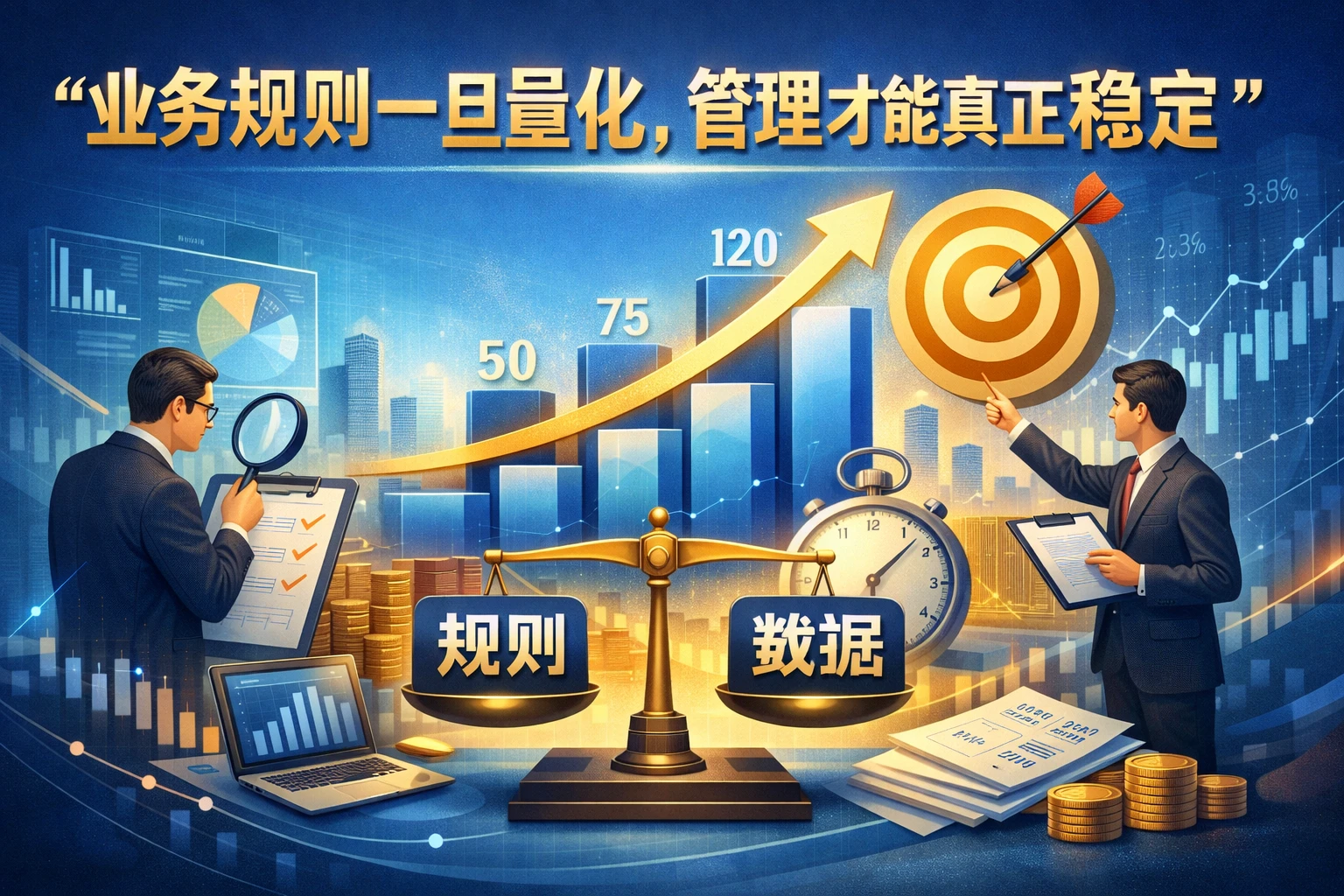 业务规则一旦量化，管理才能真正稳定