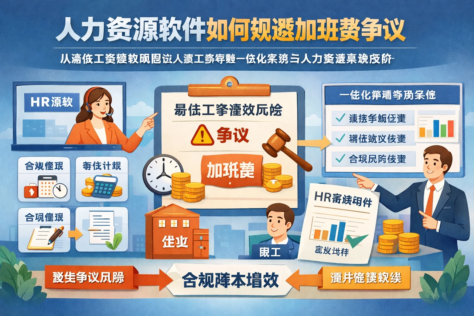 人力资源软件如何规避加班费争议:从最低工资基数风险谈人事工资考勤一体化系统与人力资源系统报价