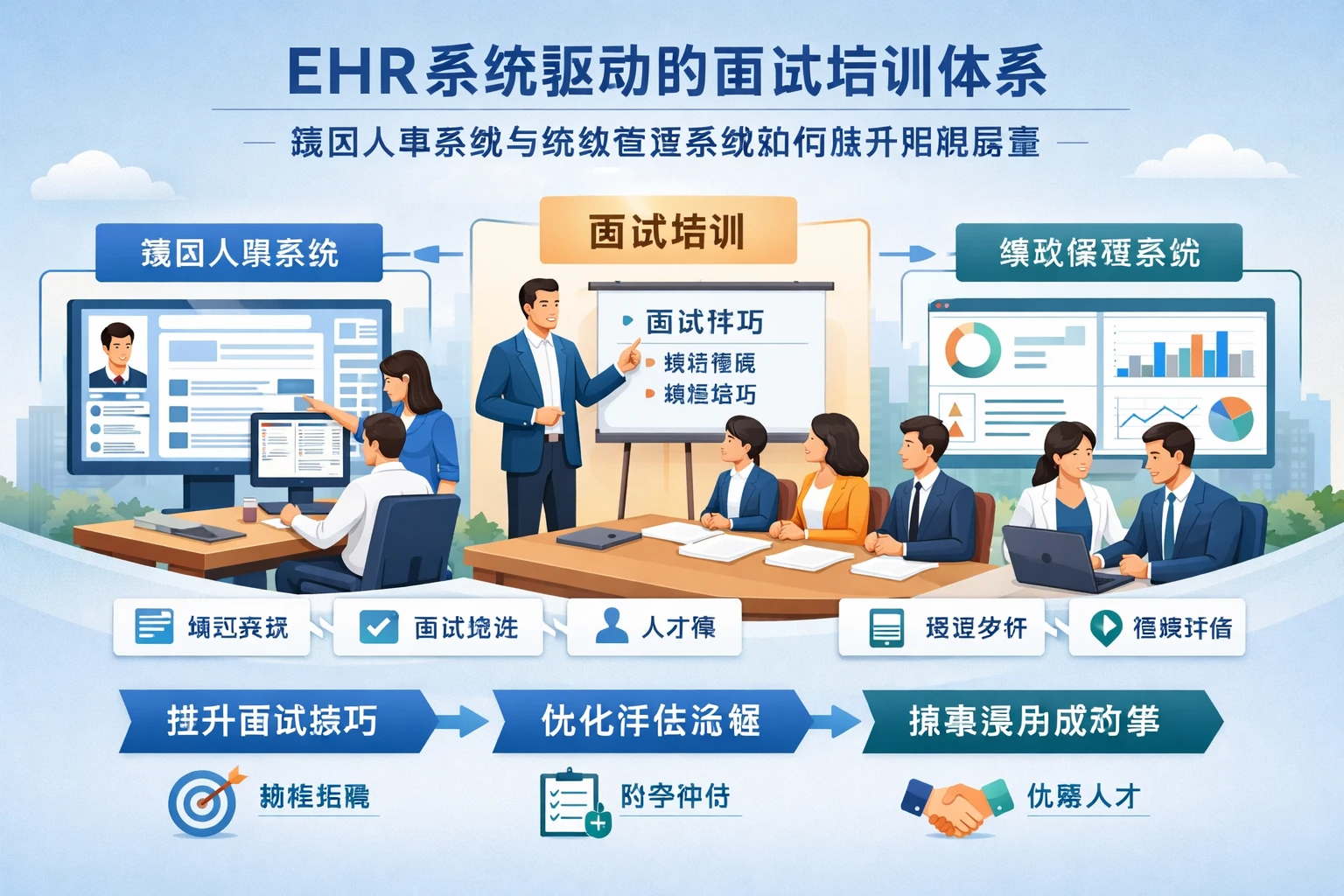 ehr系统驱动的面试培训体系：集团人事系统与绩效管理系统如何提升招聘质量