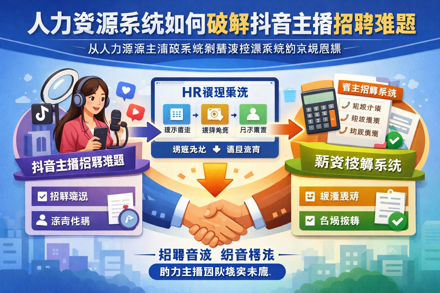 人力资源系统如何破解抖音主播招聘难题：从人力资源全流程系统到薪资核算系统的实战思路