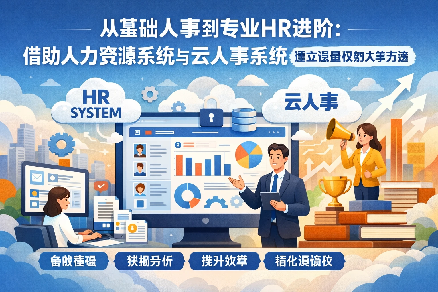 从基础人事到专业HR进阶:借助人力资源系统与云人事系统建立话语权的人事系统解决方案
