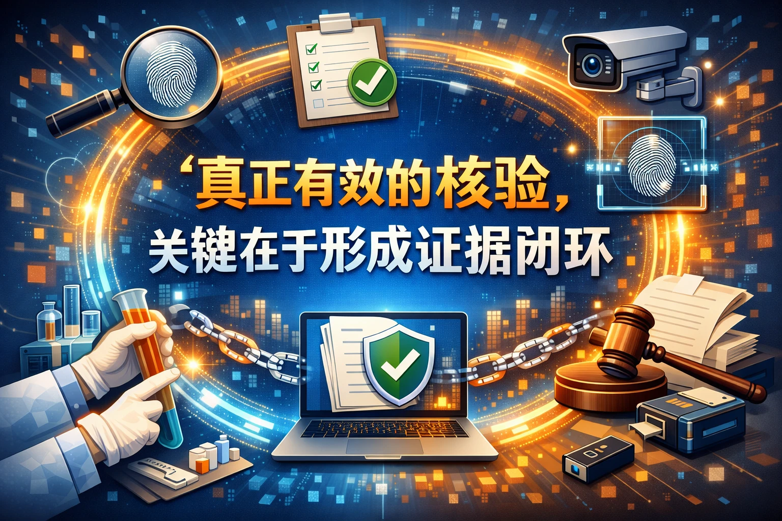 真正有效的核验，关键在于形成证据闭环