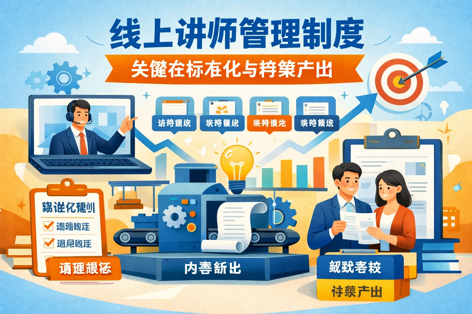 线上讲师管理制度，关键在标准化与持续产出
