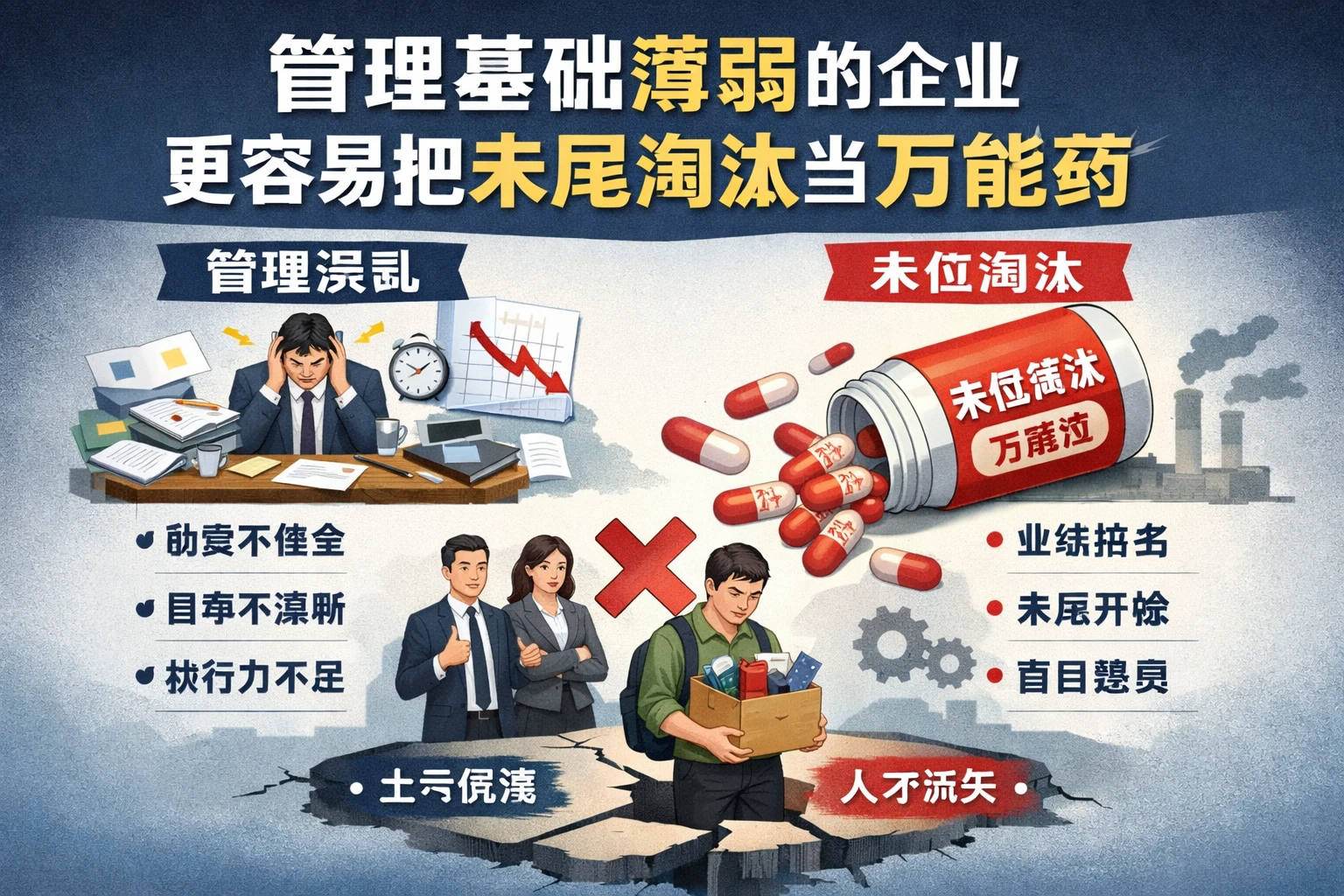 管理基础薄弱的企业更容易把末尾淘汰当万能药