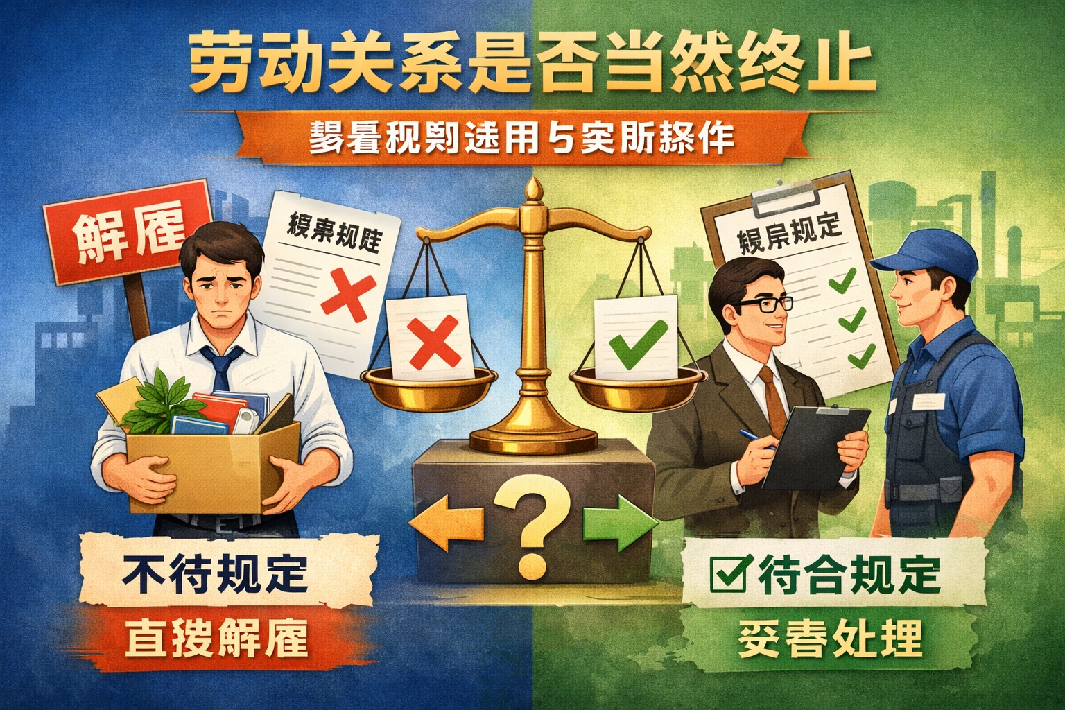 劳动关系是否当然终止，要看规则适用与实际操作