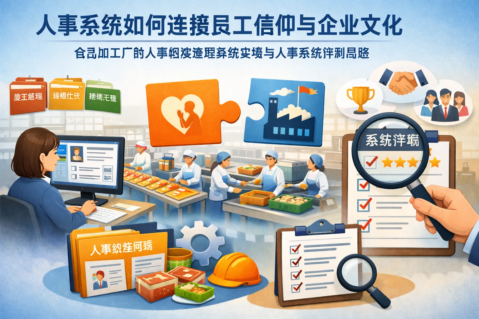 人事系统如何连接员工信仰与企业文化：食品加工厂的人事档案管理系统实践与人事系统评测思路
