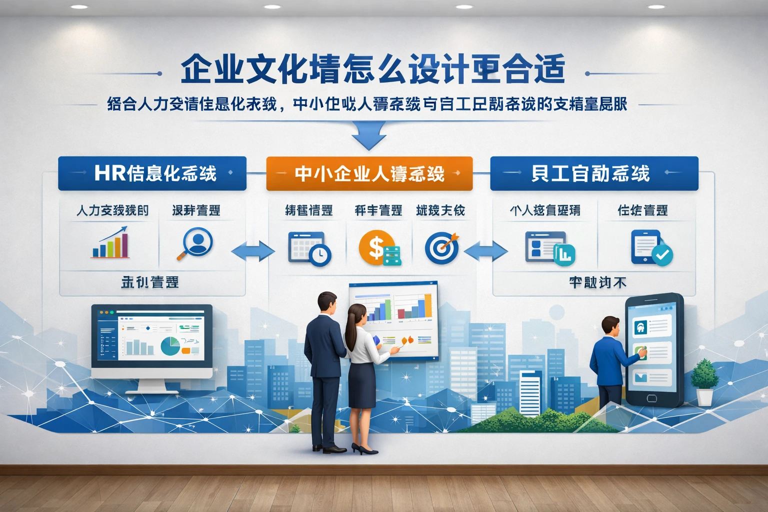 企业文化墙怎么设计更合适：结合人力资源信息化系统、中小企业人事系统与员工自助系统的实践思路
