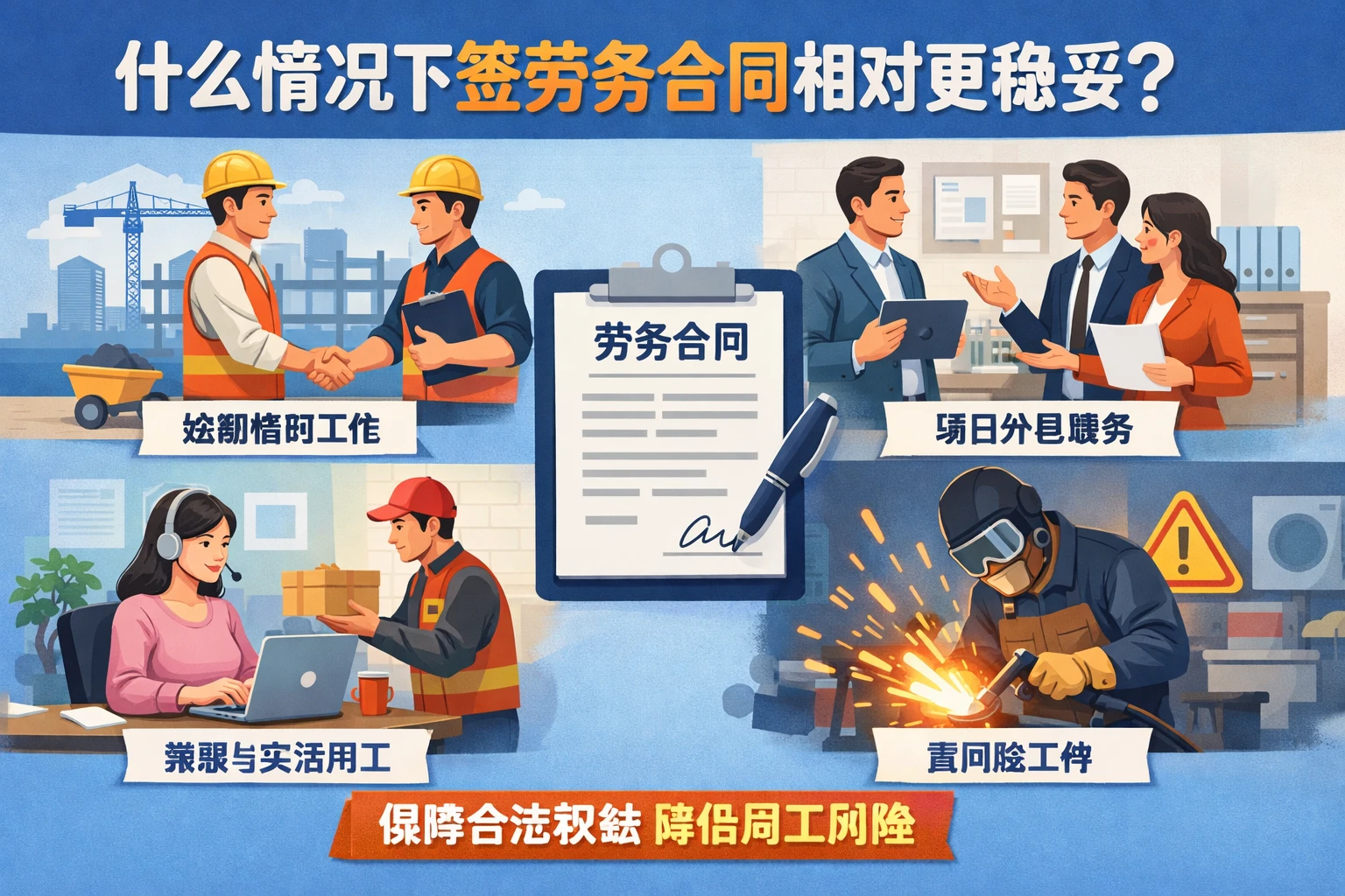 什么情况下签劳务合同相对更稳妥