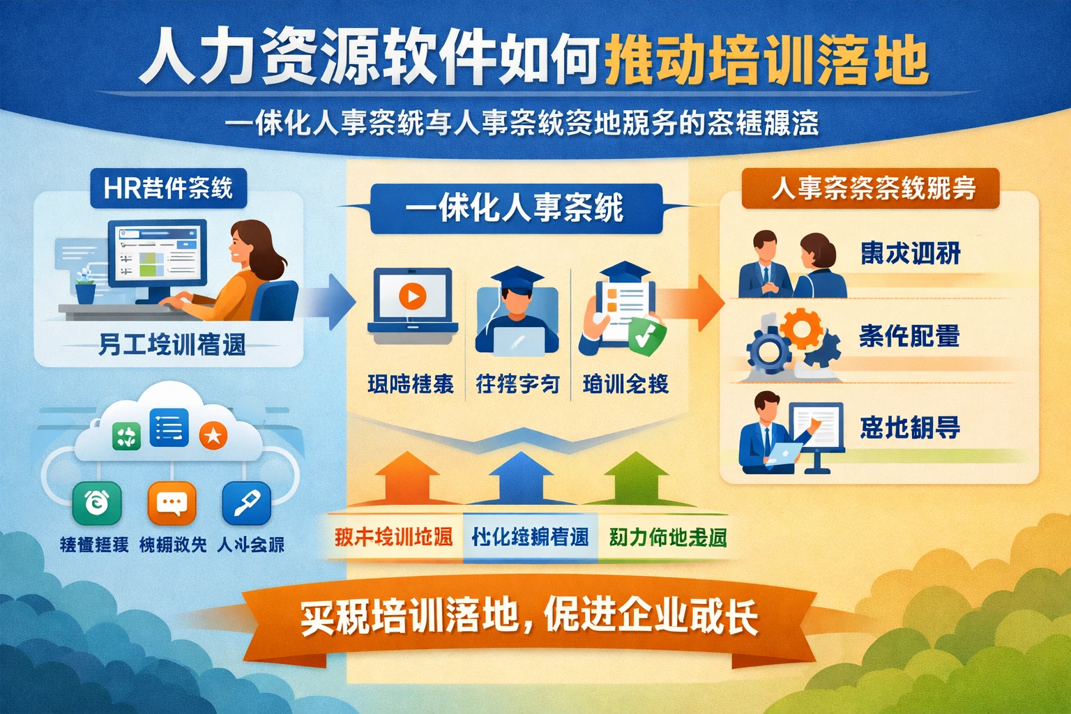 人力资源软件如何推动培训落地:一体化人事系统与人事系统实施服务的实践路径