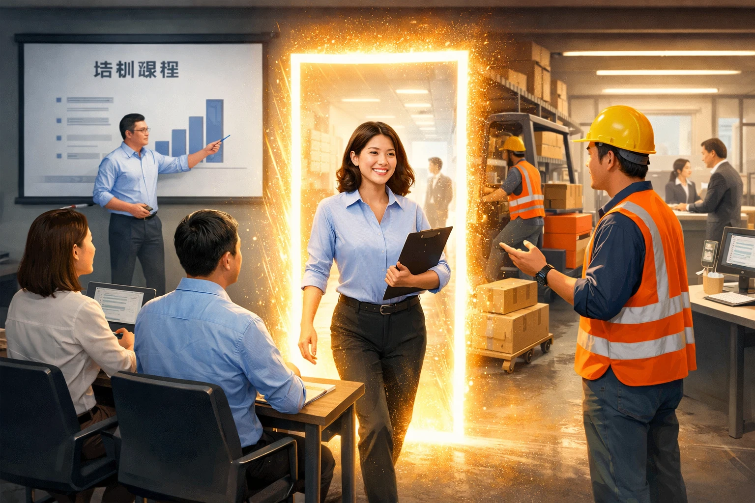 让员工在培训后立即进入应用场景