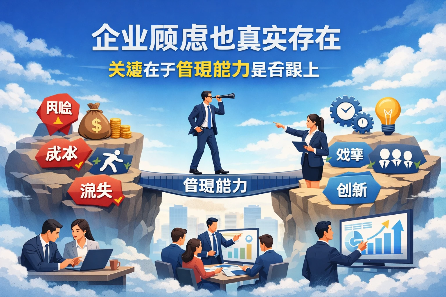 企业顾虑也真实存在，关键在于管理能力是否跟上