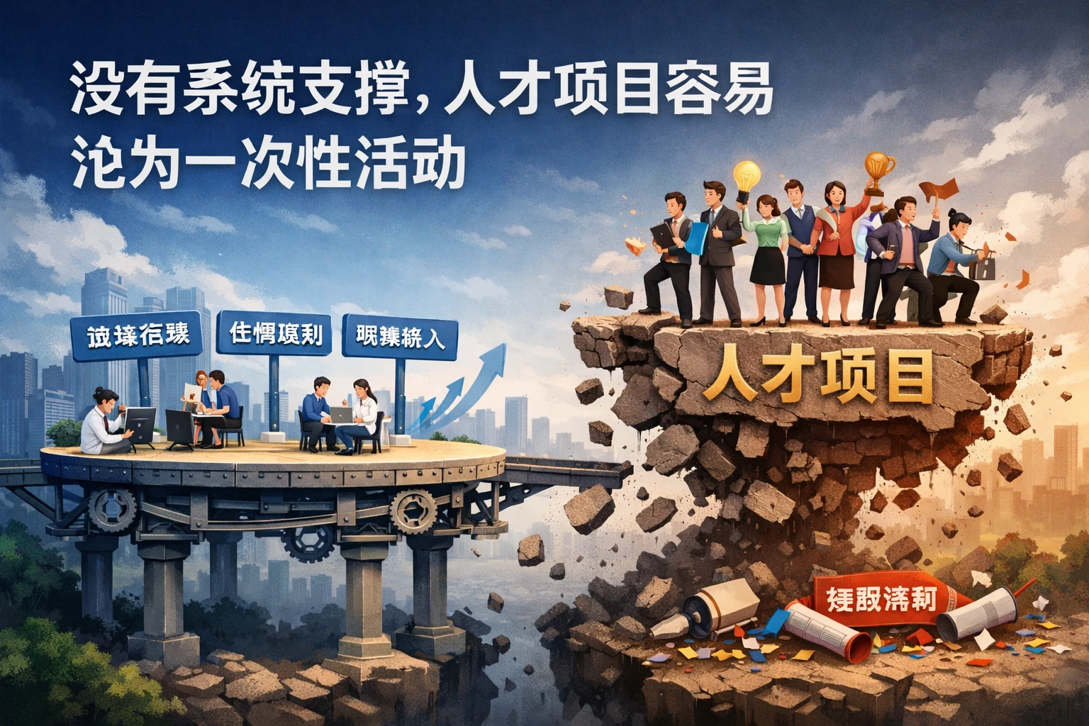 没有系统支撑，人才项目容易沦为一次性活动