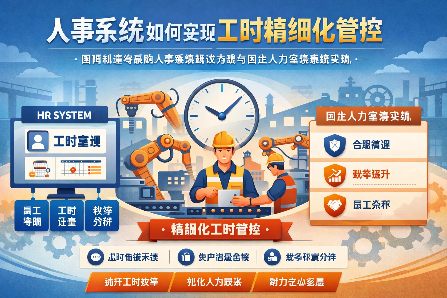 人事系统如何实现工时精细化管控：面向制造场景的人事系统解决方案与国企人力资源系统实践