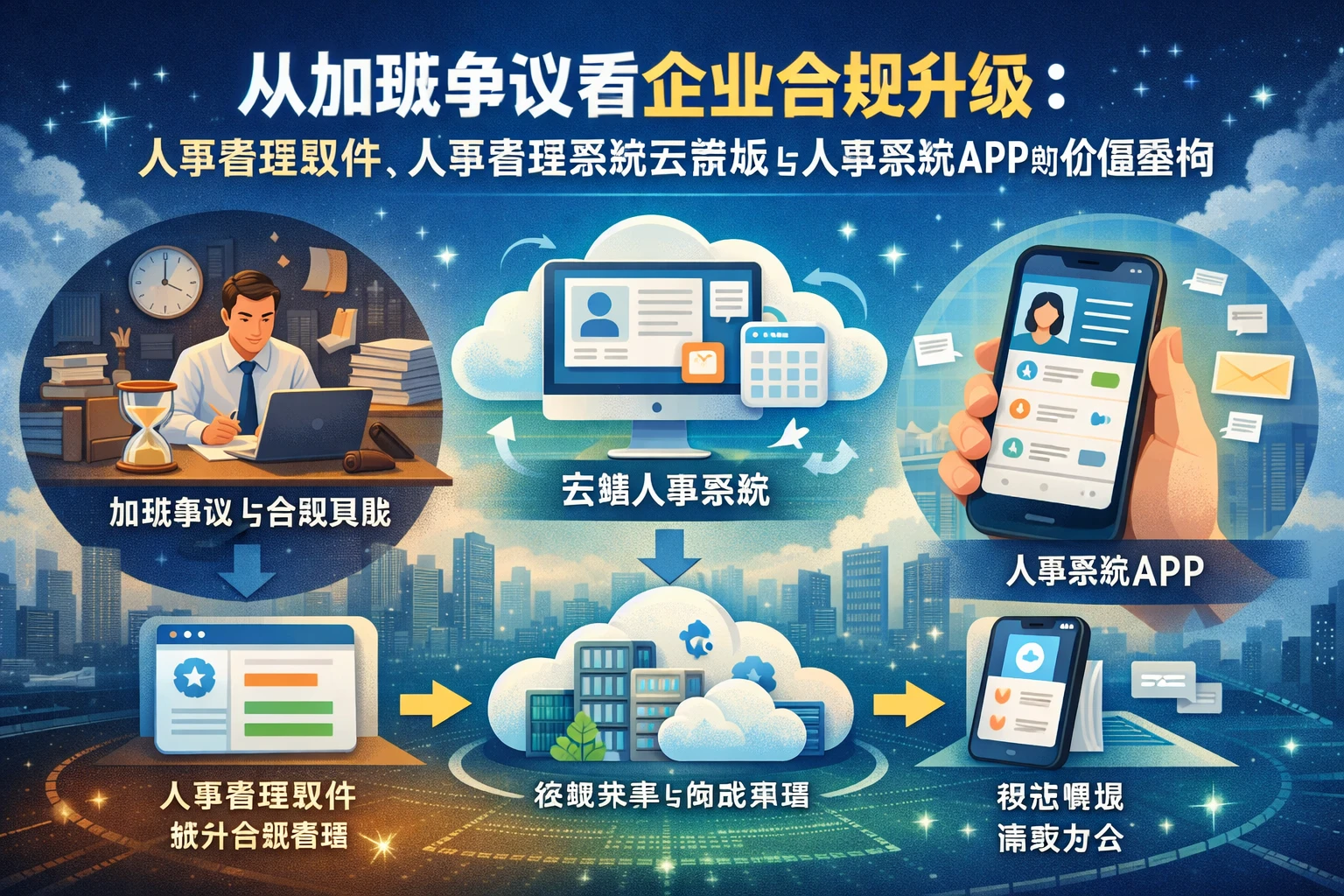 从加班争议看企业合规升级：人事管理软件、人事管理系统云端版与人事系统APP的价值重构