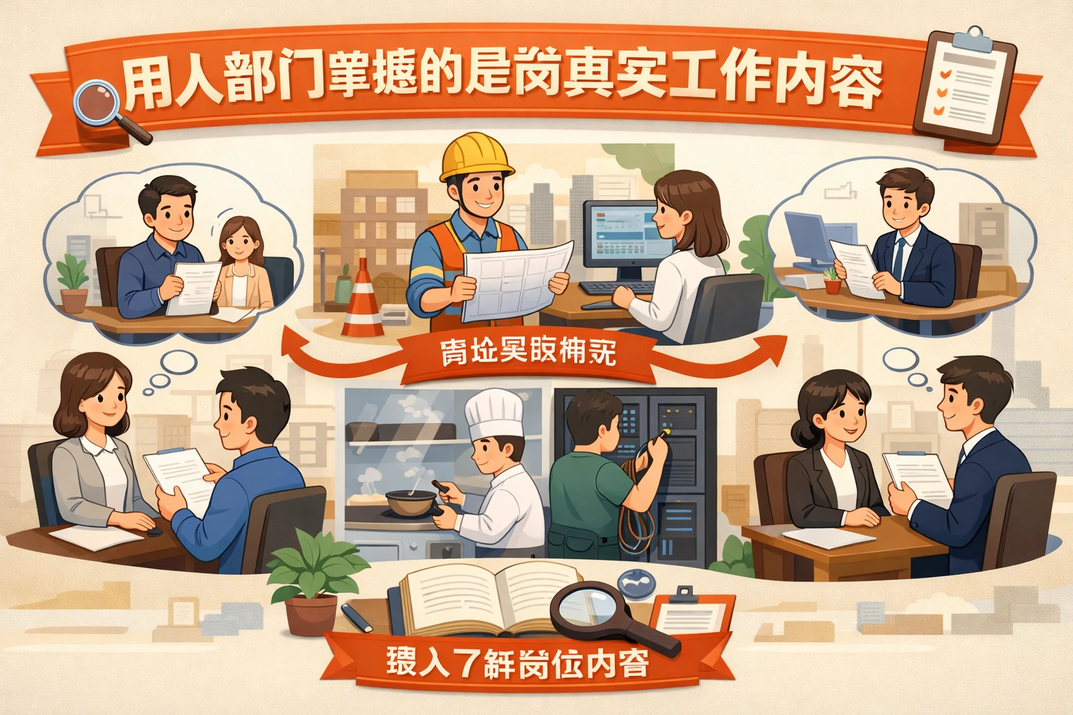 用人部门掌握的是岗位真实工作内容