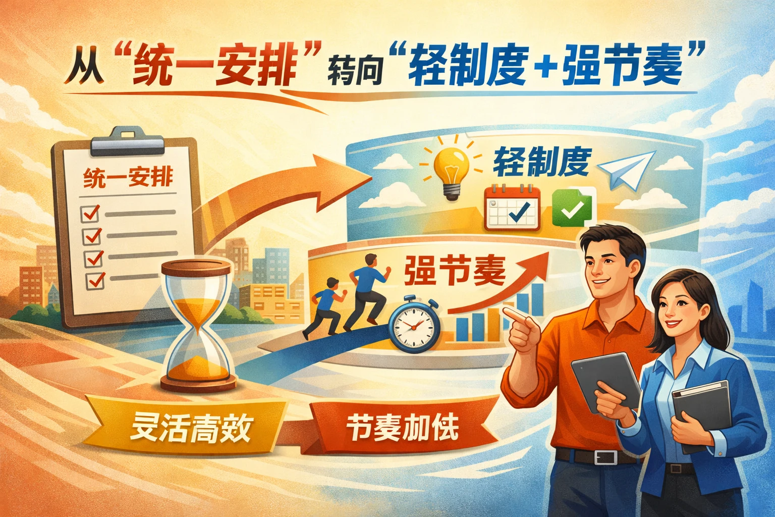 从“统一安排”转向“轻制度+强节奏”