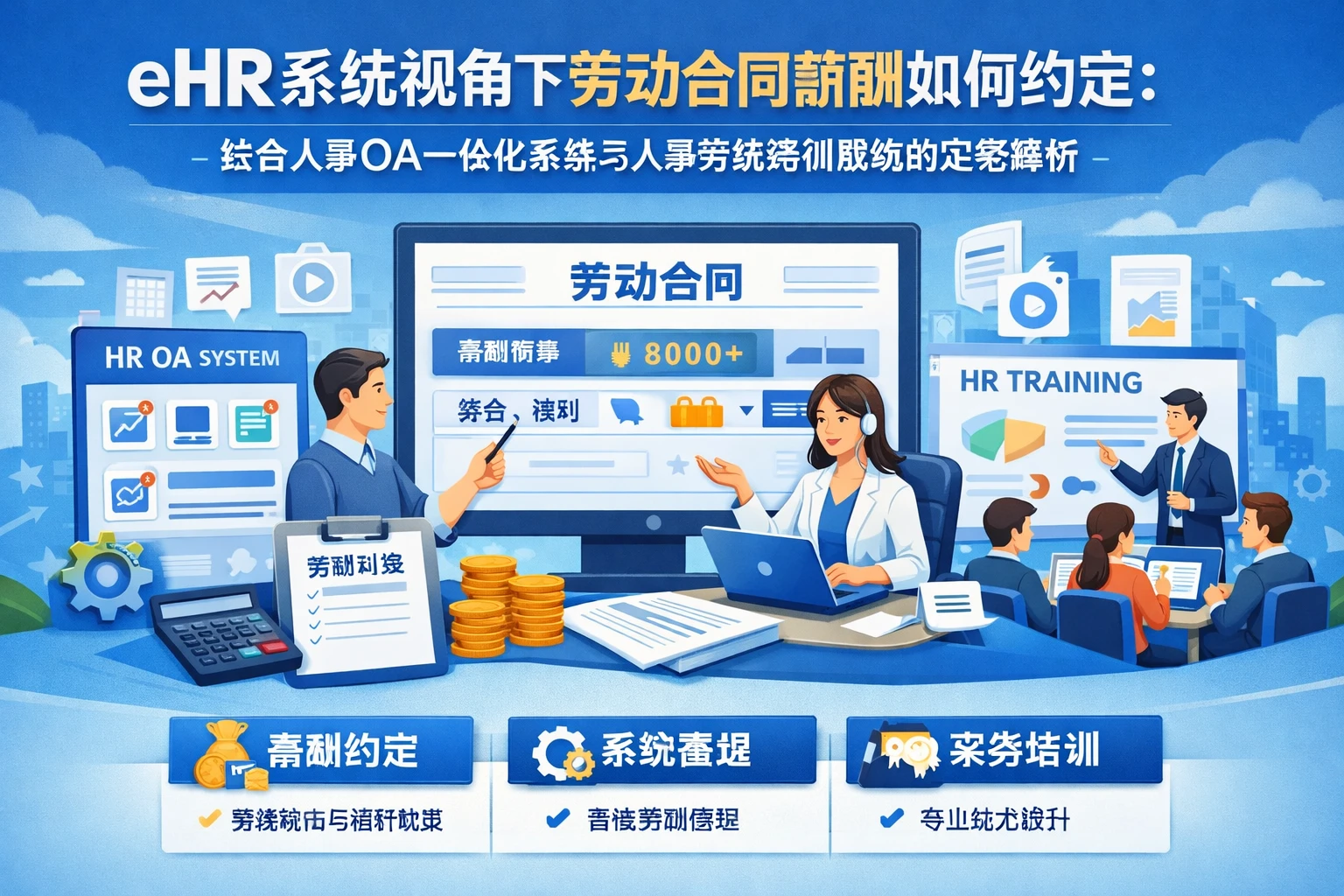 eHR系统视角下劳动合同薪酬如何约定:结合人事OA一体化系统与人事系统培训服务的实务解析