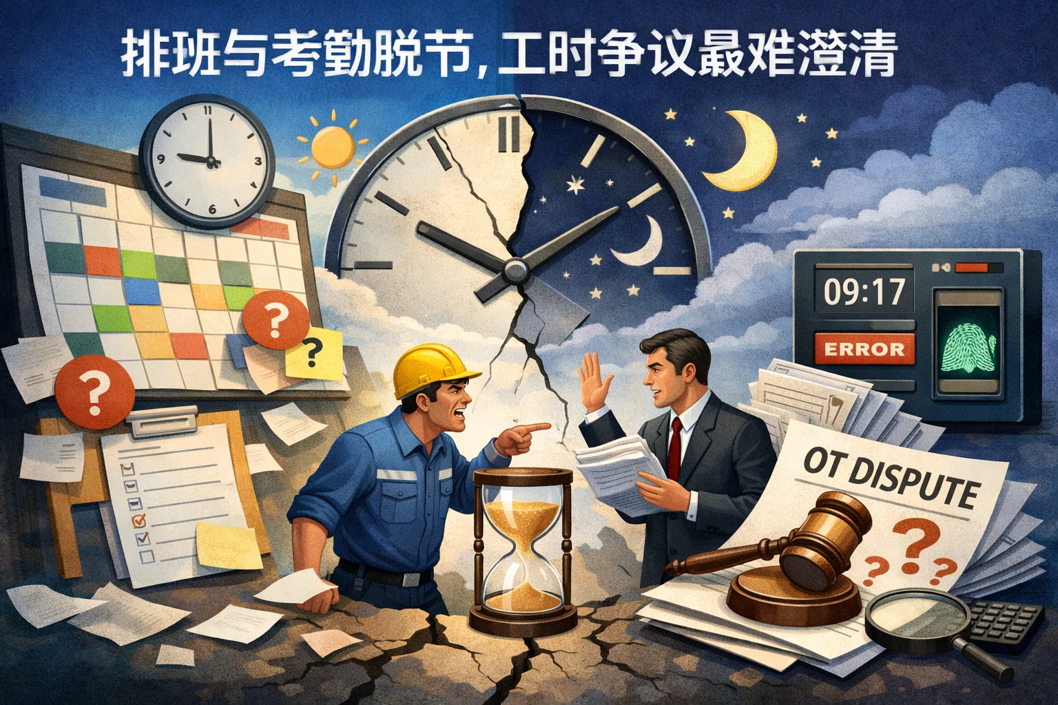 排班与考勤脱节，工时争议最难澄清