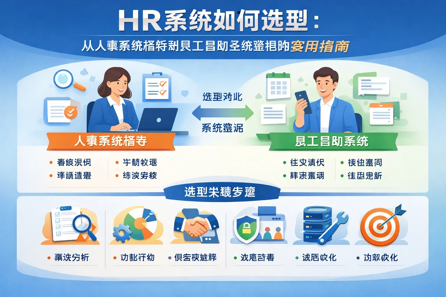 HR系统如何选型:从人事系统推荐到员工自助系统落地的实用指南